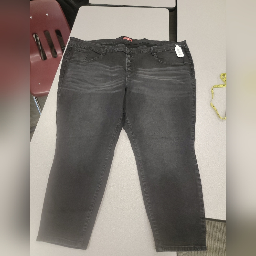 NWT Women's All Worthy Black Jeans sz 36 sz 36WP